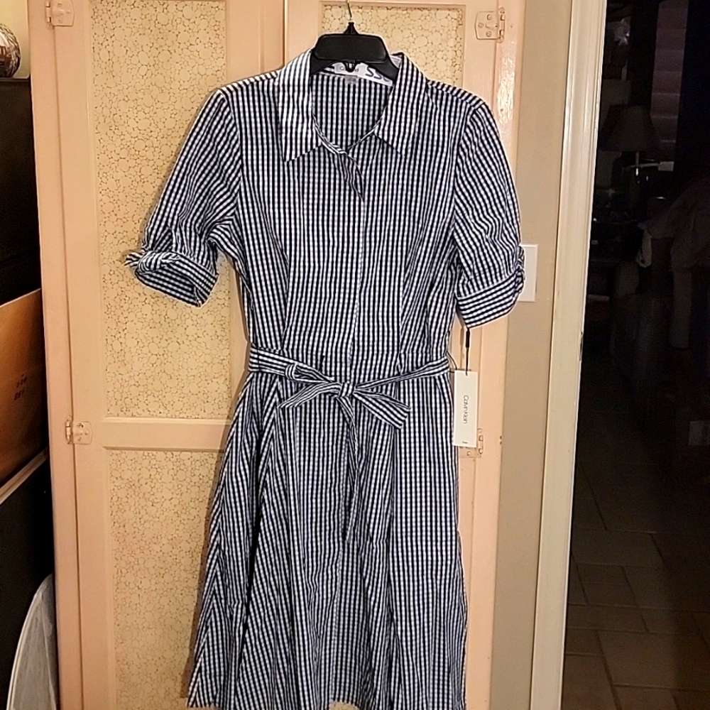 Calvin Klein Gingham Dress